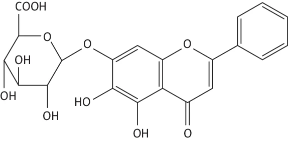 Baicalin molecular formula