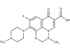 Marbofloxacin structure